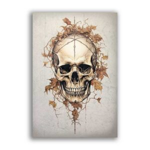GF-SKULLS-033. Rice paper large format