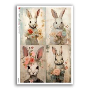ANIMALS-0226. Animals Rice Paper for decoupage.