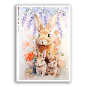 ANIMALS-0233. Animals Rice Paper for decoupage.
