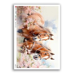 ANIMALS-0245. Animals Rice Paper for decoupage.