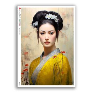 FOLK-0099. Rice Paper ethnic for decoupage.