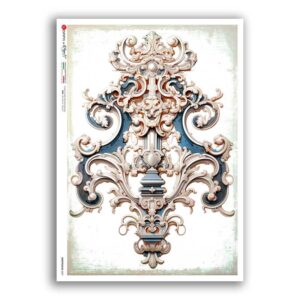 GROTTESCHE-0027. Rice Paper grotesque for decoupage.