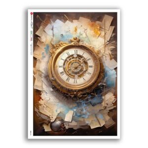 TIME-0051. Watches Rice paper for the decoupage.