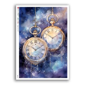TIME-0059. Watches Rice paper for the decoupage.