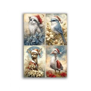 GF-ANIMALS-129. Rice paper for decoupage — ANIMALS — large format