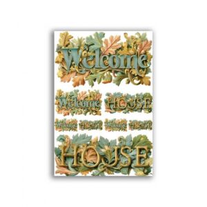 GF-CALLIGRAPHY-005. Rice paper for decoupage — CALLIGRAPHY — large format
