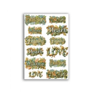 GF-CALLIGRAPHY-008. Rice paper for decoupage — CALLIGRAPHY — large format