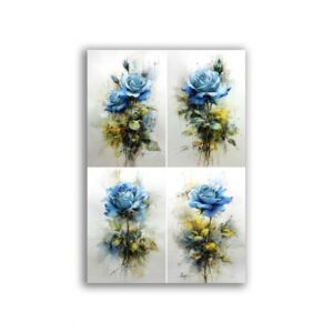 GF-FIORI-128. Rice paper for decoupage — FLOWERS — large format