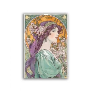 GF-ART NOUVEAU-059. Rice paper for decoupage — ART NOUVEAU — large format