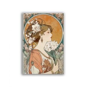 GF-ART NOUVEAU-061. Rice paper for decoupage — ART NOUVEAU — large format