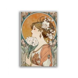 GF-ART NOUVEAU-062. Rice paper for decoupage — ART NOUVEAU — large format