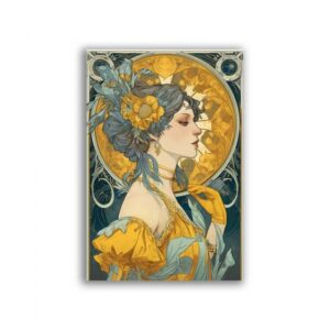 GF-ART NOUVEAU-064. Rice paper for decoupage — ART NOUVEAU — large format