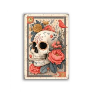 GF-TESCHI-047. Rice paper for decoupage — Skulls — large format