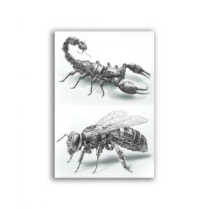 GF-STEAMPUNK-016. Rice paper for decoupage — STEAMPUNK — large format