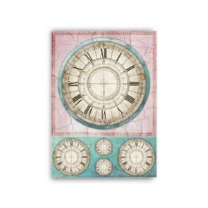 GF-OROLOGI-052. Rice paper for decoupage — WATCHES — large format