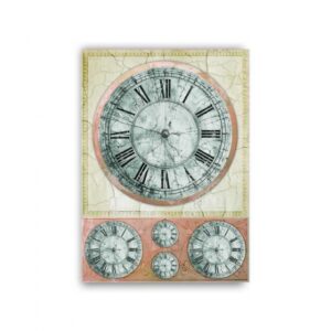 GF-OROLOGI-055. Rice paper for decoupage — WATCHES — large format
