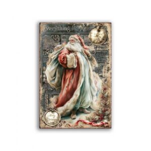 GF-NATALE-048. Rice paper for decoupage — CHRISTMAS — large format